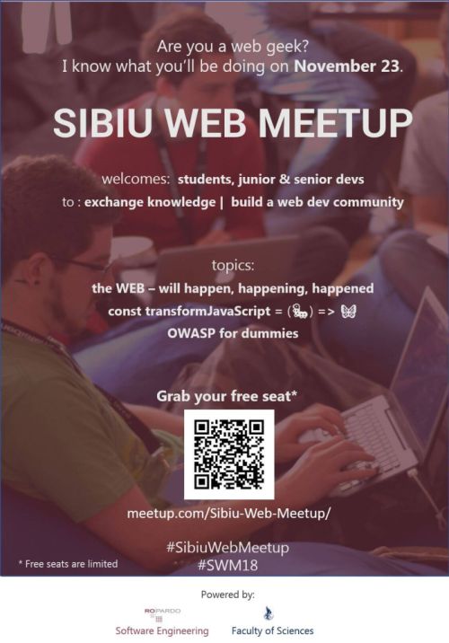 We Are Starting the Sibiu Web Meetup Series