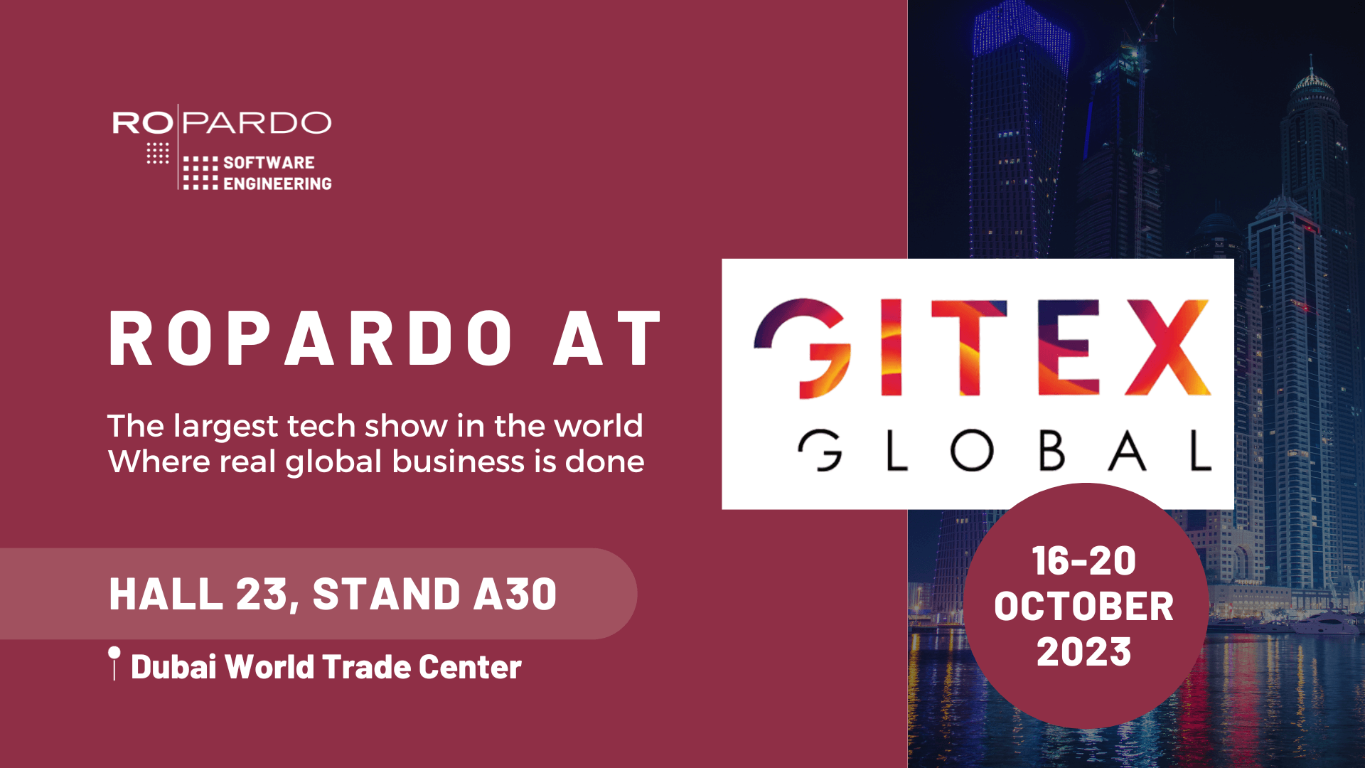 Ropardo @ Gitex Global Dubai 2023